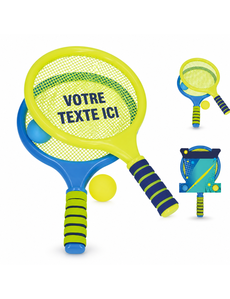 Chargeur publicitaire raquettes de plage