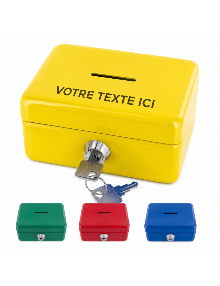 Boîte publicitaire de collecte de fonds
