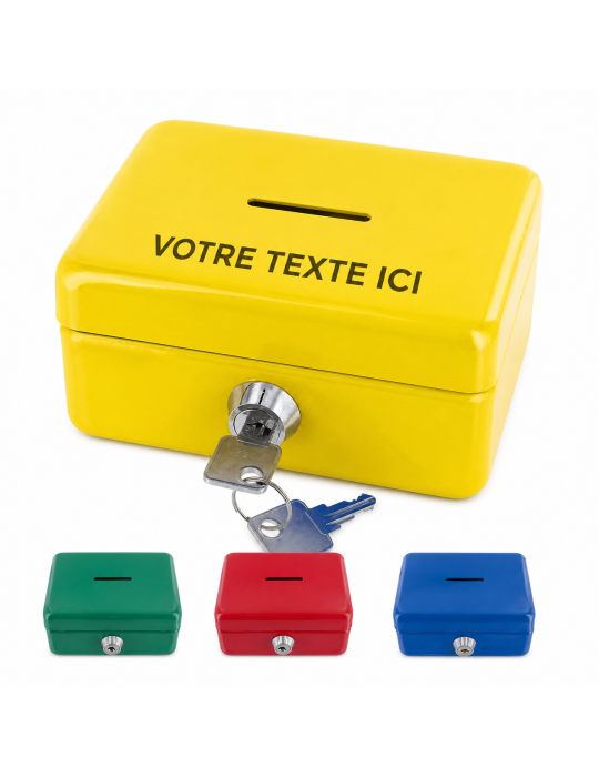 Boîte publicitaire de collecte de fonds