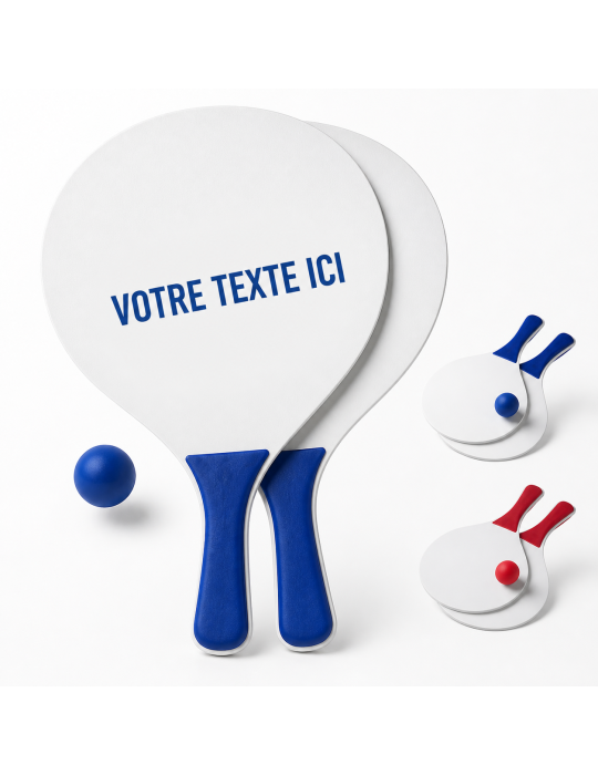 Raquettes publicitaire de plage