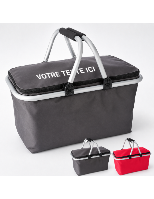 Sac isotherme pliable personnalisé en polyester - Cassian