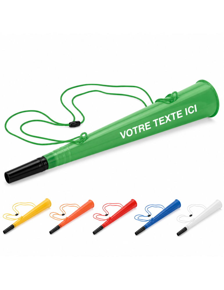 Corne de brume publicitaire en plastique PP
