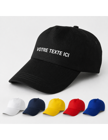 Casquette coton 5 panneaux Personnalisée Lisa 2