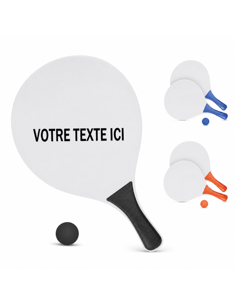 Raquette Plage Personnalisée : Cadeau Idéal MATCH