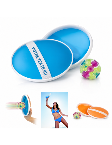 Jeu de balle à ventouses personnalisable - CATCH&PLAY 2