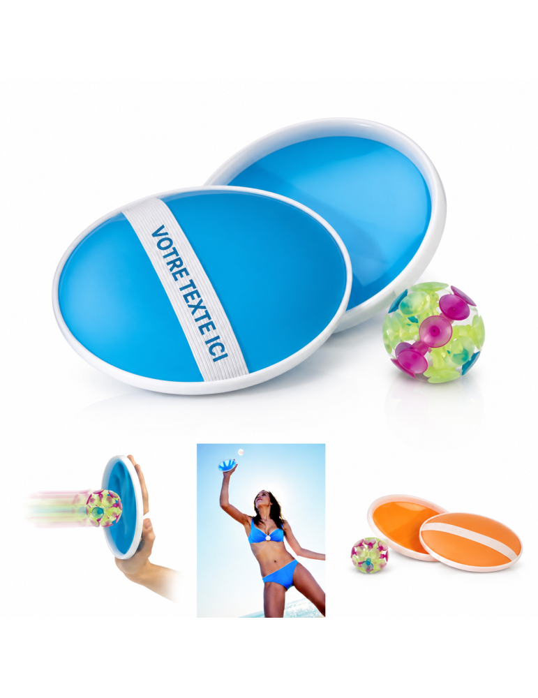 Jeu de balle à ventouses personnalisable - CATCH&PLAY