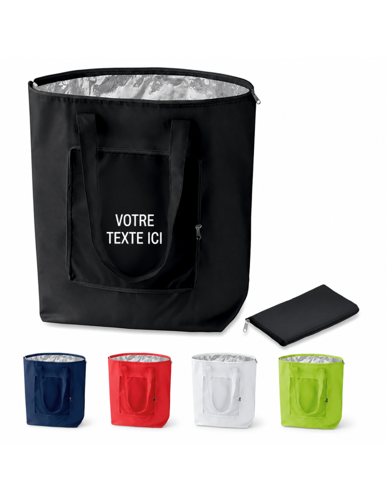 Sac Isotherme Personnalisé PLICOOL - Idéal pour vos Courses pas cher