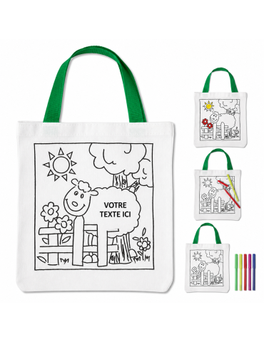 Sac Coton à Colorier Personnalisable - MATEUSZ 2