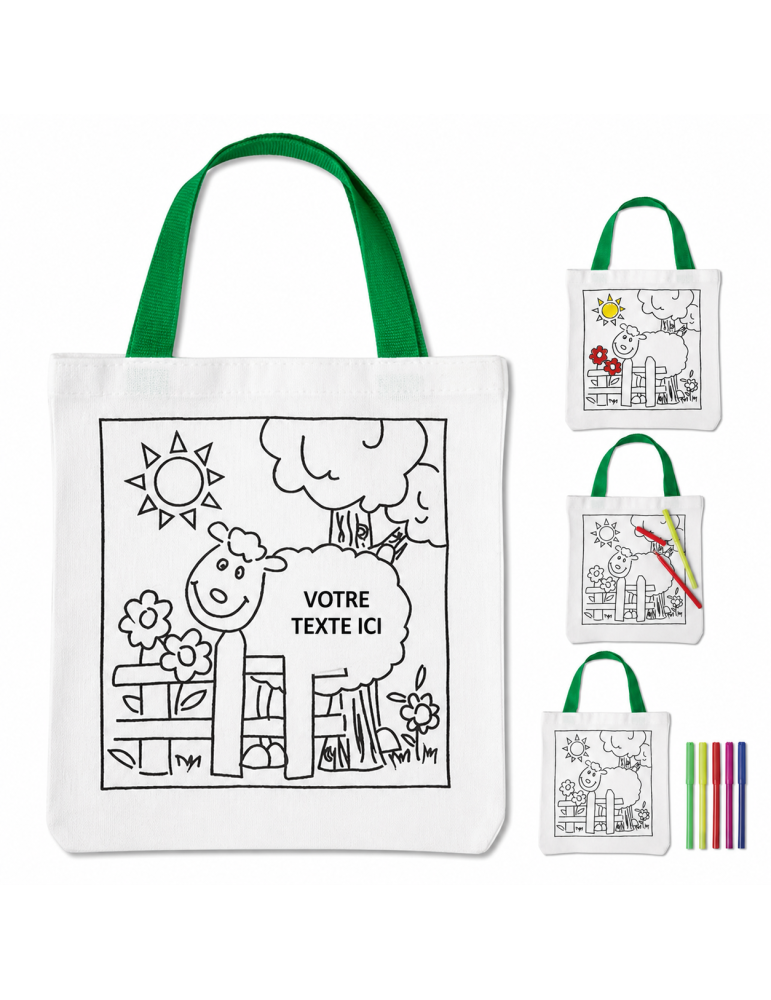 Sac Coton à Colorier Personnalisable - MATEUSZ