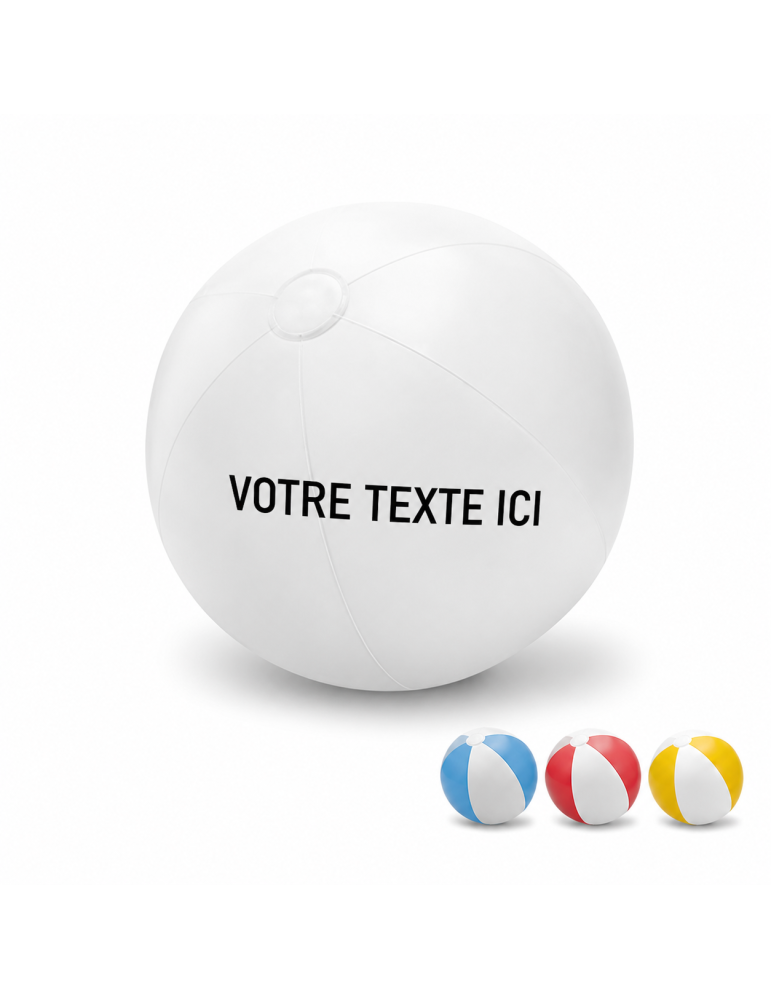 Ballon de Plage Gonflable Personnalisé - PVC PLAY pas cher