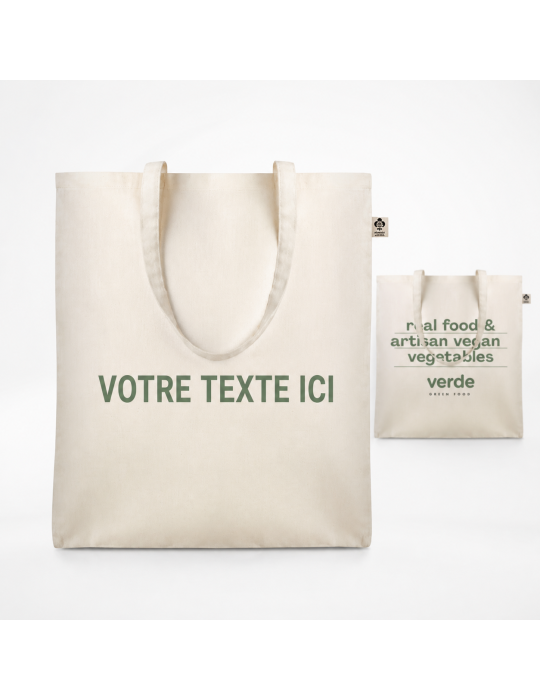 Sac à Cordelette en Coton Bio Personnalisable - et Pratique