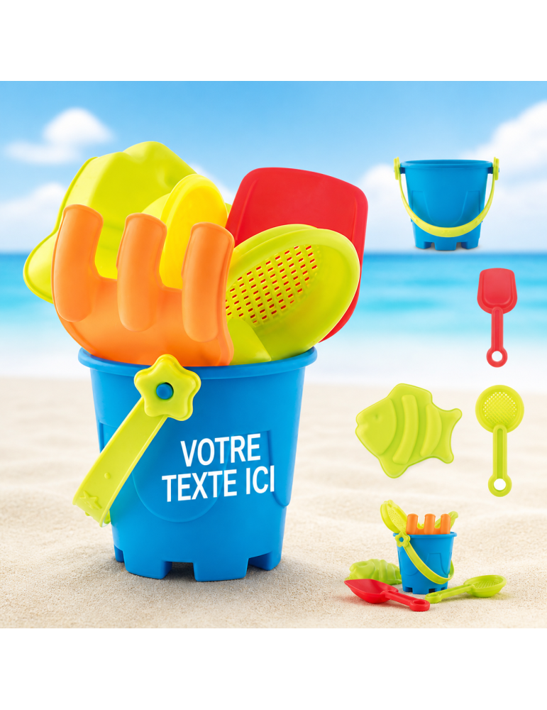 Jouets de plage 6 pcs Offrez le plaisir Personnalisé pas cher