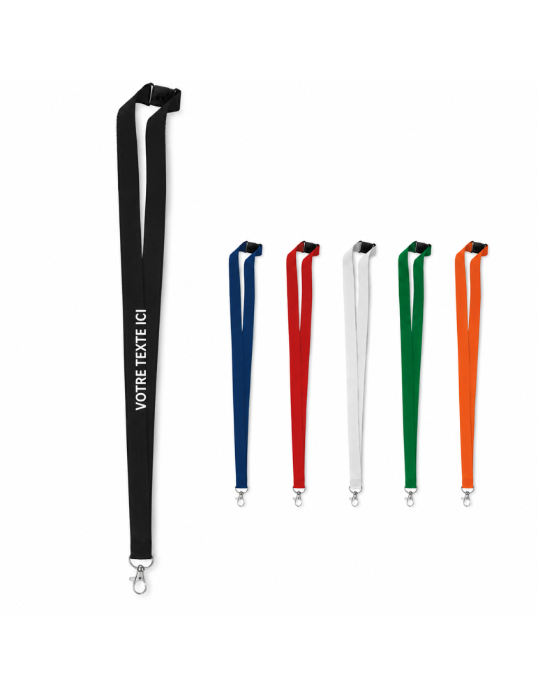Lanyard Métal 20mm Accessoire Pratique Personnalisé pas cher PANY