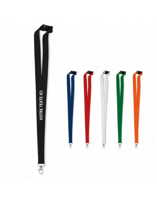 Lanyard Métal 20mm Accessoire Pratique Personnalisé pas cher PANY