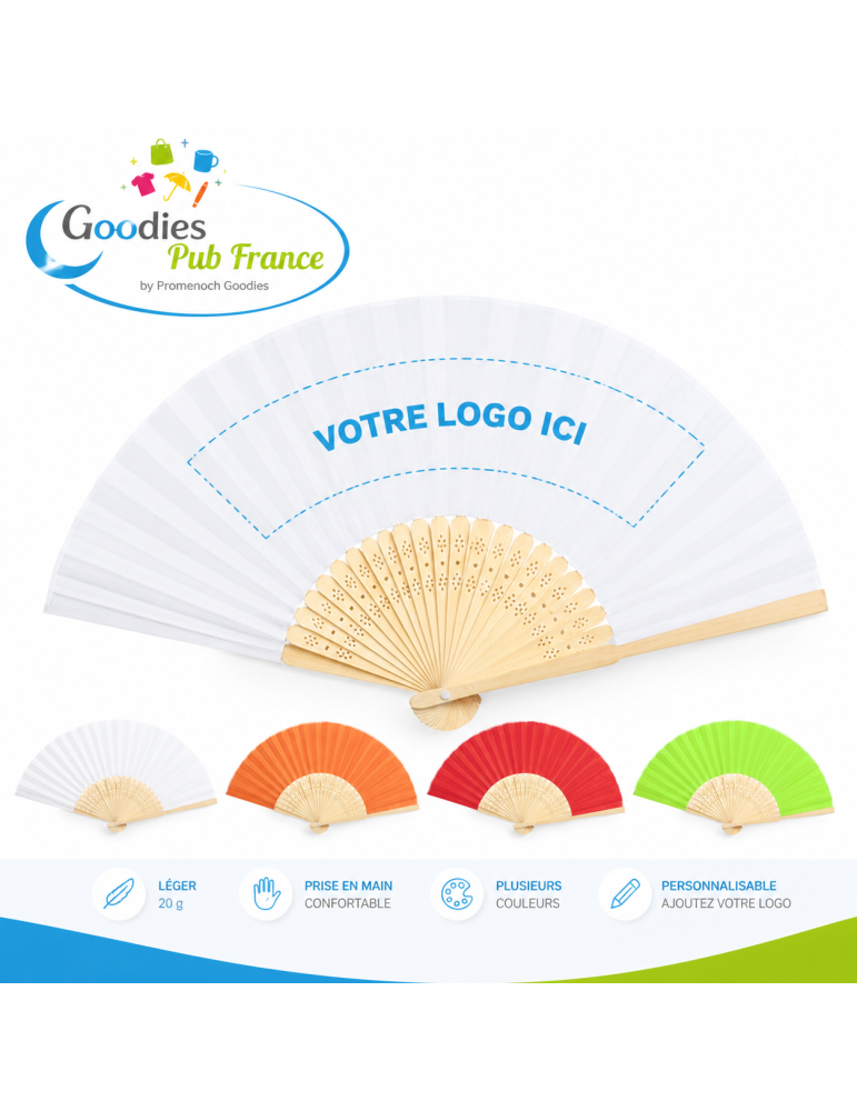 Éventail Kronix publicitaire pas cher