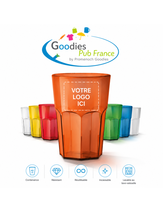Gobelet Tritan Incassable et Personnalisé pas cher