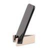 Support téléphone  en bambou/ABS personnalisé - STANDOL+ pas cher Matières : bambou Couleurs : blanc cadeau entreprise pas cher