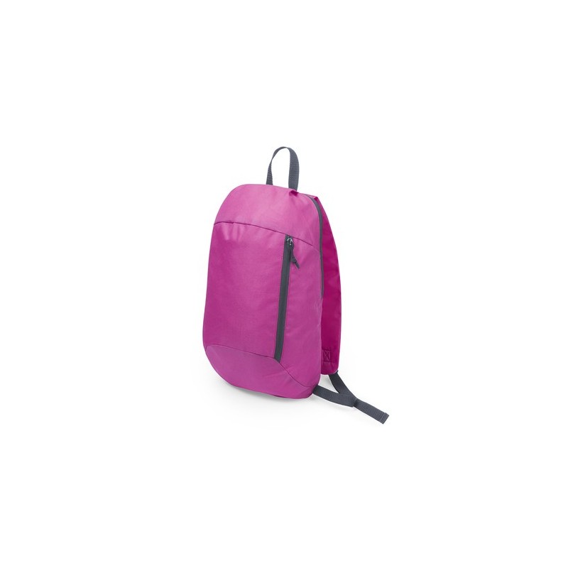 Sac à Dos Personnalisé Éco-responsable et Abordable pour Aventures - Decath Matières : polyester Couleurs : fuchsia impression h