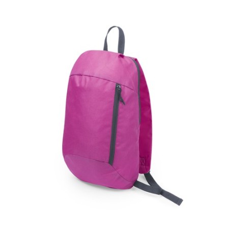 Sac à Dos Personnalisé Éco-responsable et Abordable pour Aventures - Decath Matières : polyester Couleurs : fuchsia impression h