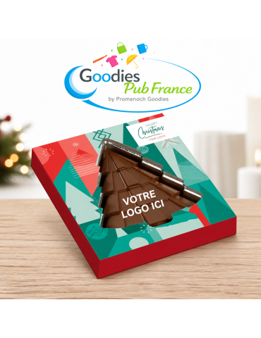 Sapin de Noël en chocolat personnalisable 2
