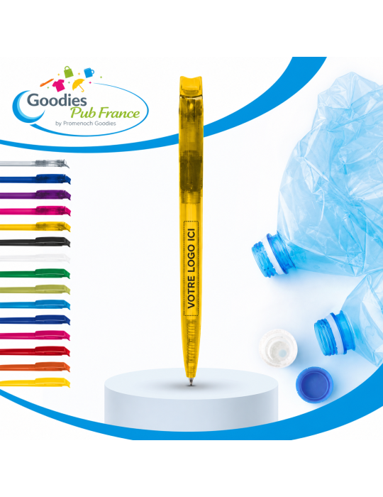 Stylo bille publicitaire recyclé Made in Europe
