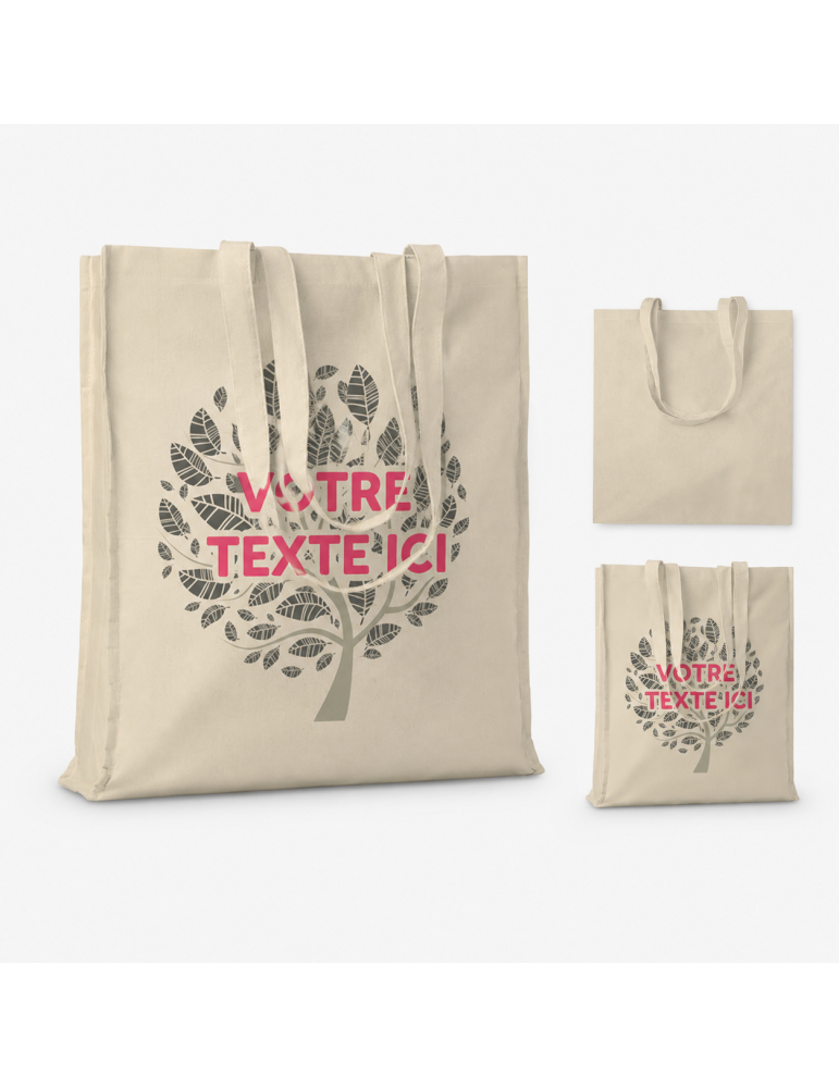 Sac Shopping Coton Personnalisé - PORTOBELLO, Idéal pour vos Courses