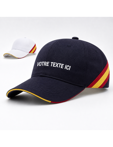 Casquette Personnalisable Tendance Unique - Iberia Matières : coton Couleurs : bleu marine 2