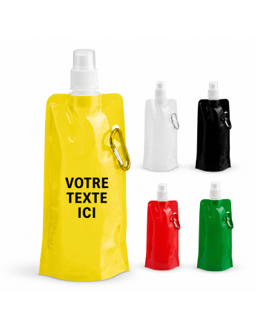 Gourde Publicitaire Personnalisée Boxter Matières : PET Couleurs : jaune 2