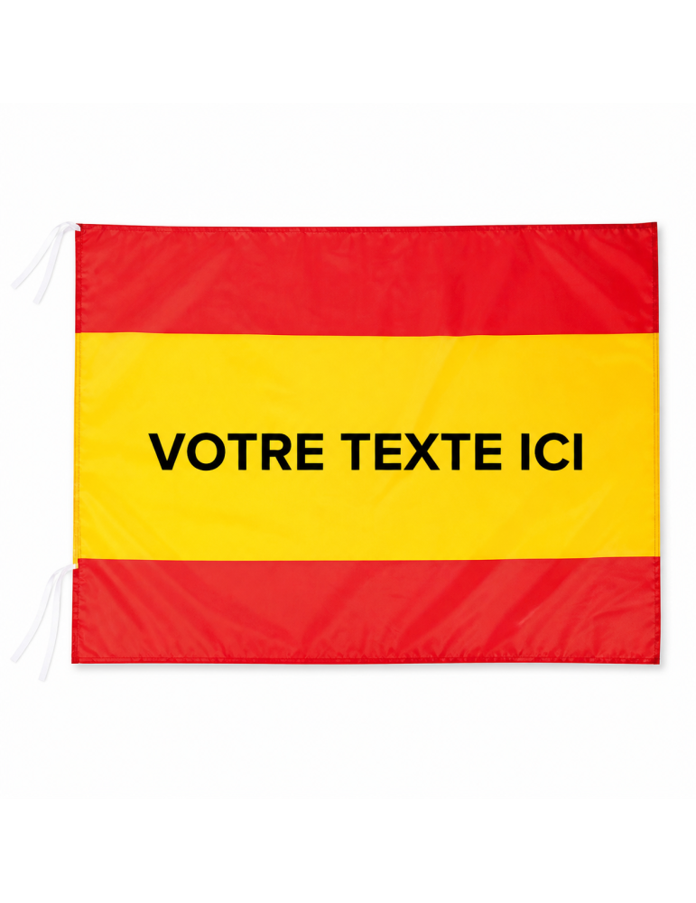 Drapeau polyester personnalisé idéal pour événements Caser pas cher