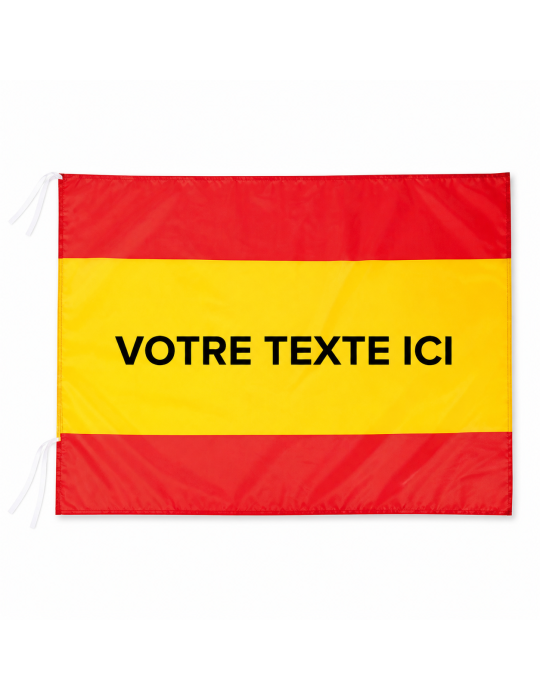 Drapeau polyester personnalisé idéal pour événements Caser pas cher