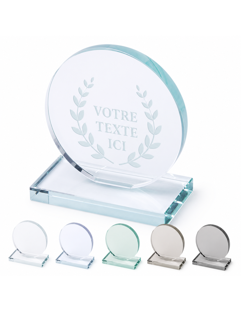 Plaque Trophée en Verre Personnalisée Owen