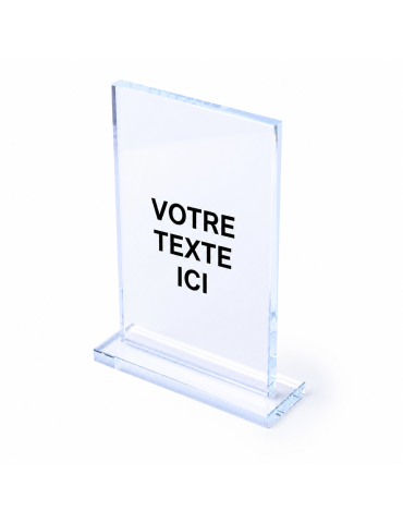 Plaque Trophée en Verre Personnalisée Recsum Matières : verre 2