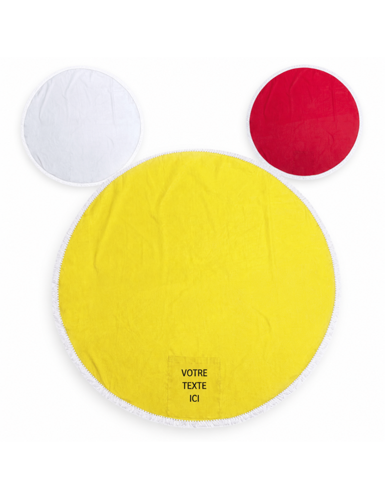 Tapis 100% Coton Personnalisé Natte de Plage Hansier pas cher