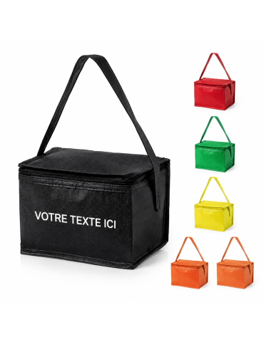 Glacière Isotherme Pratique Personnalisée - Hertum Matières : aluminium Couleurs : noir 2