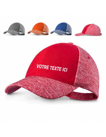 Casquette Personnalisée Éco-responsable Bayet | Objet Publicitaire Matières : polyester Couleurs : rouge 2