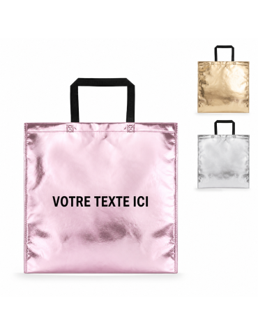 Sac Personnalisé de Shopping Éco-responsable Poznan Matières : polypropylène (PP) Couleurs : rose 2