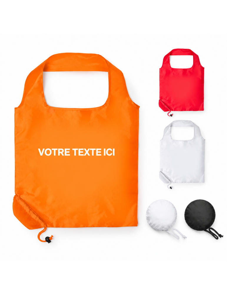 Sac Pliable Personnalisé pas cher Dayfan - Idéal pour vos Courses