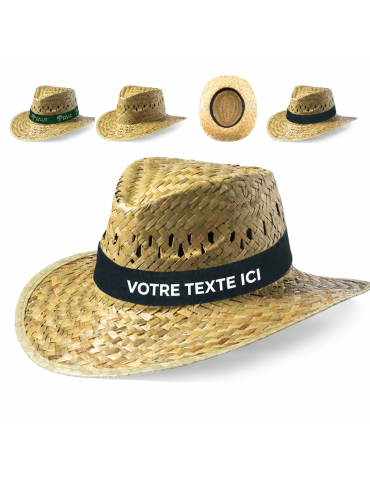Chapeau en Paille Personnalisé Confortable et Stylé pas cher - Vita 2
