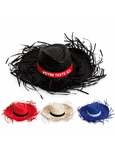 Chapeau Personnalisé en Paille Filagarchado 2