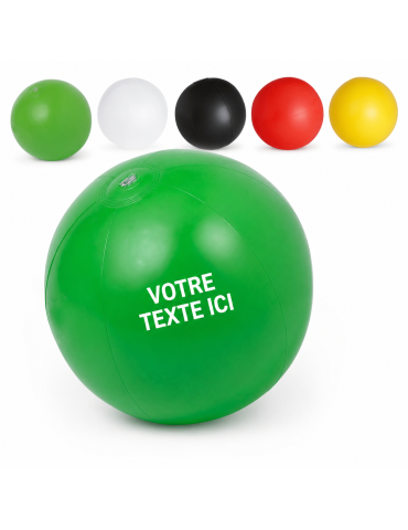 Ballon de Plage Personnalisé Portobello cadeau client original 2