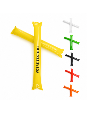 Bâtons Gonflables Personnalisés Économiques pour Événements - Tap Tap Stick objet promotionnel éco-responsable 2