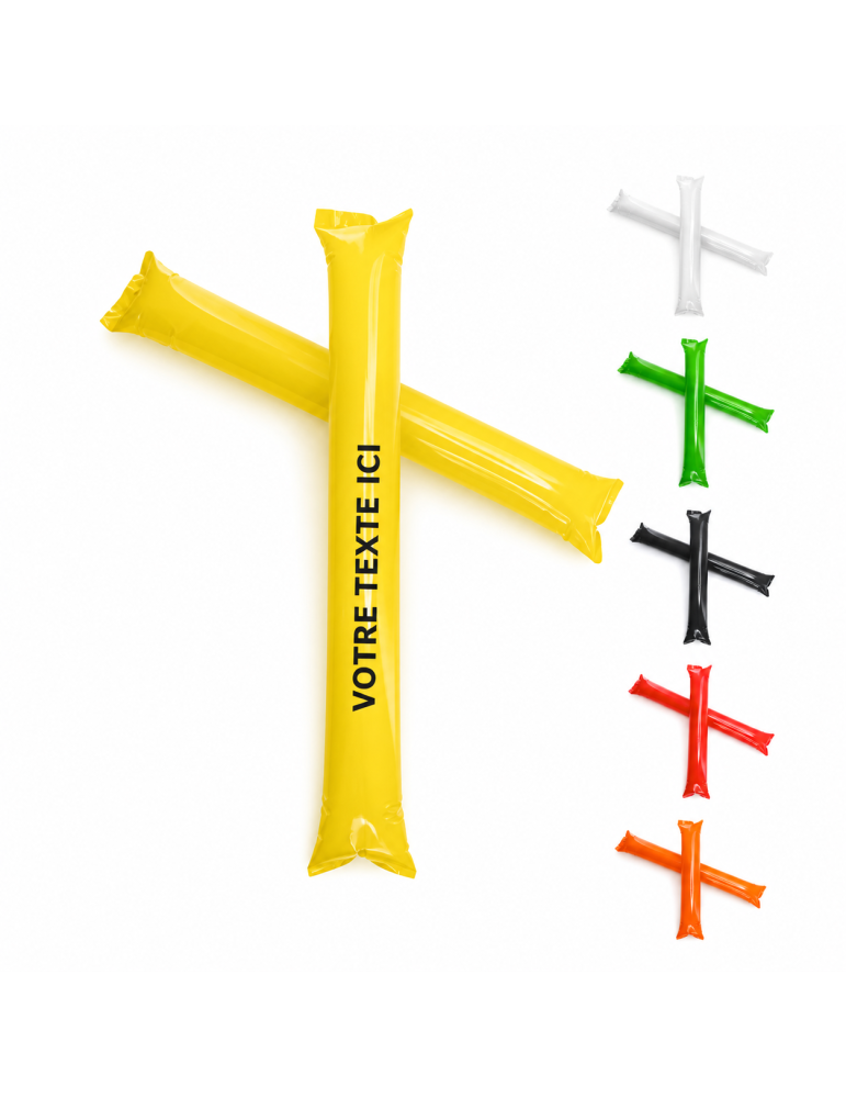 Bâtons Gonflables Personnalisés - Tap Tap Stick pour Événements pas cher