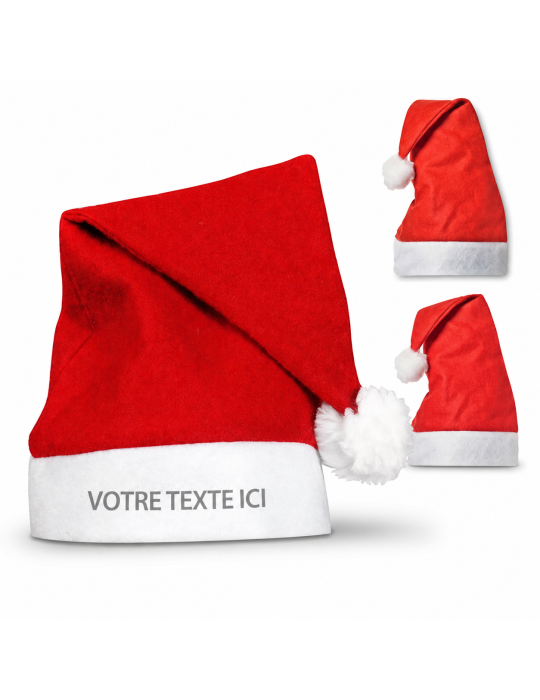 Chapeau de Noël BONO Festif publicitaire pas cher