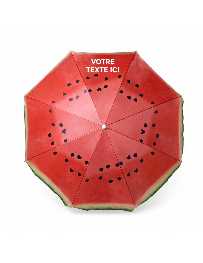 Parasol Personnalisé Chaptan - Idéal pour vos journées à la plage pas cher