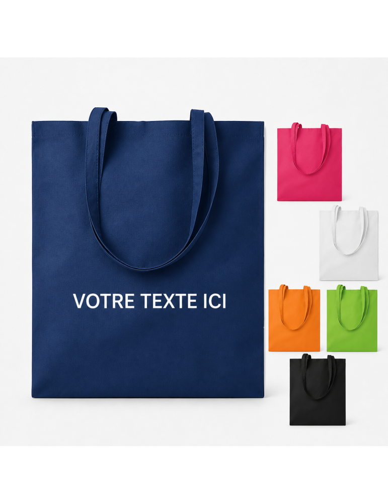 Sac Shopping Coton Personnalisable - COTTONEL COLOUR