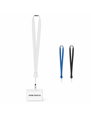 Lanyard Extensible Personnalisé avec Badge - Idéal pour Événements 2