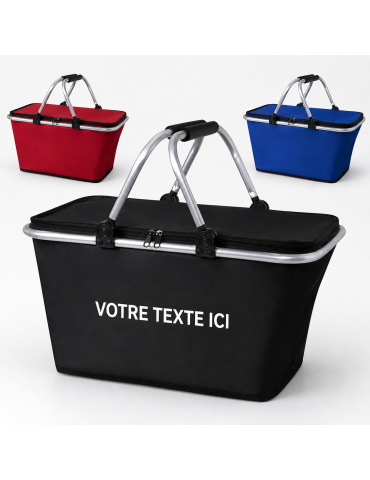 Sac thermique isotherme et pratique personnalisé - Yonner Matières : polyester Couleurs : noir 2