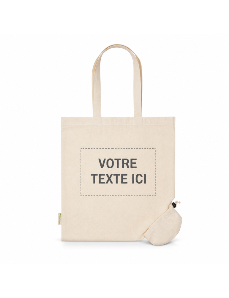 Sac Pliable Personnalisé Nepax en Coton Bio