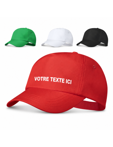Casquette Éco-responsable Personnalisable Keinfax Couleurs : rouge Matières : polyester recyclé 2