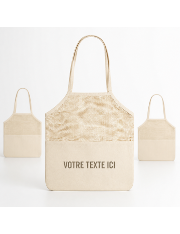 Sac Éco-Responsable Personnalisé à Prix Abordable Trobax Matières : coton Couleurs : naturel 2